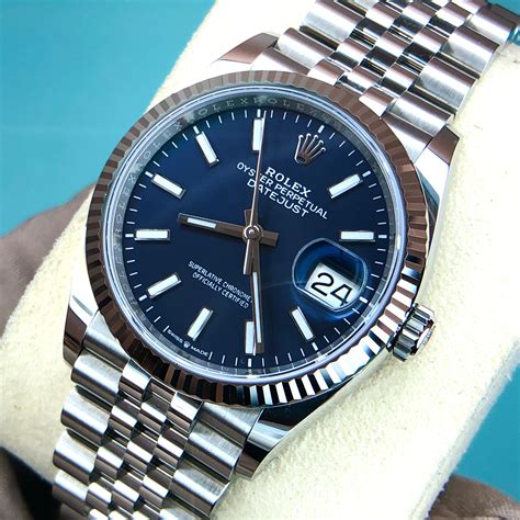 rolex datejust blue numbers|Rolex Datejust blue dial price.